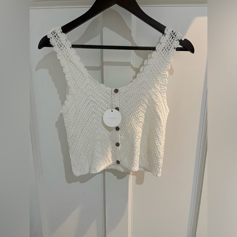 Crochet Tank Top One size